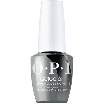 GelColor Super Gloss No Wipe Top Coat - Povrchový lak na nehty pro chromové efekty