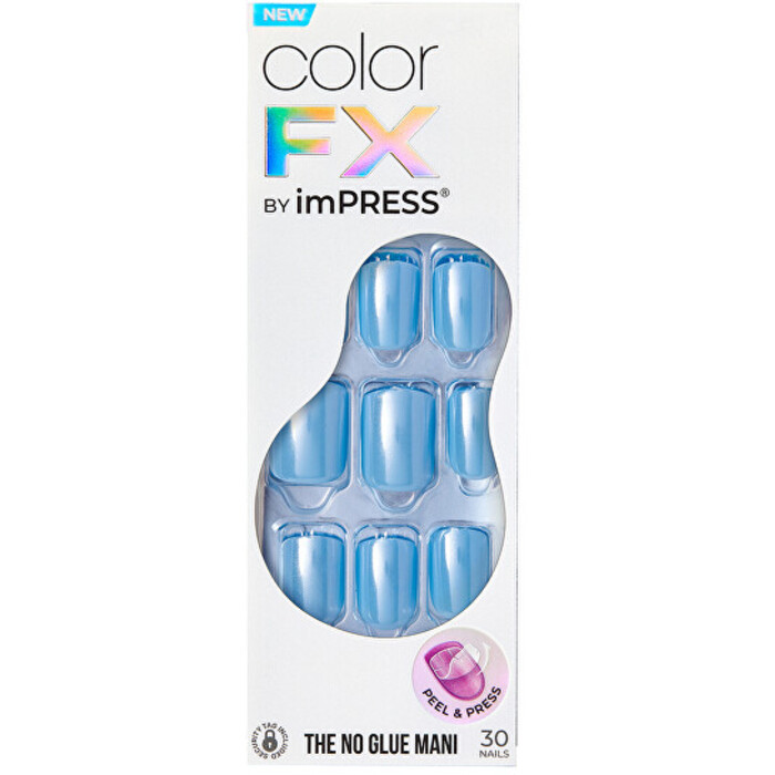 ImPRESS Color FX - Meta - Nalepovací nehty 30 ks