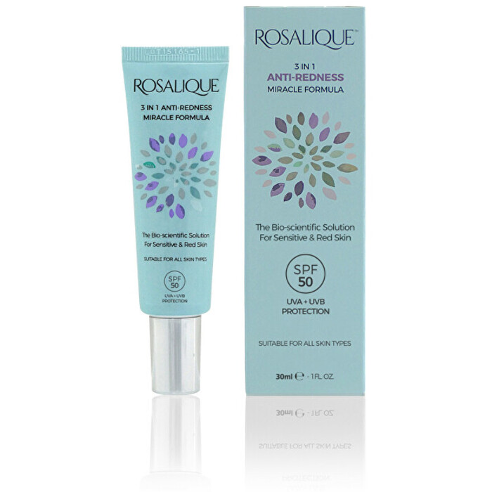 Anti-Redness Miracle Formula SPF 50 - Krém proti začervenání pleti 3 in 1
