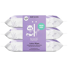 Baby & Kids Aloe Vera Lotion Wipes) 3 x - Ošetrujúce vlhčené obrúsky s 54 ks
