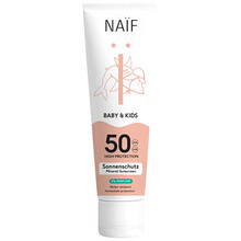 Baby & Kids Mineral Sunscreen 0% Parfume SPF 50- Ochranný krém na opaľovanie pre deti a bábätká bez parfumácie
