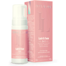 Lash&Face Makeup Remover 3in1 - Vyživujúca a posilňujúca čistiaca pena na tvár a riasy
