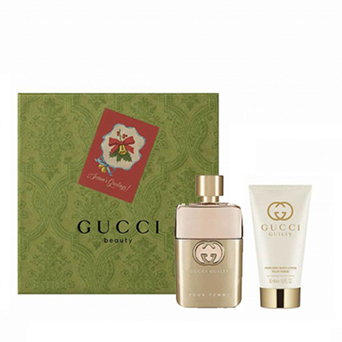 Gucci Guilty Pour Femme Eau de Parfum Dárková sada dámská parfémovaná voda 50 ml a tělové mléko 50 ml