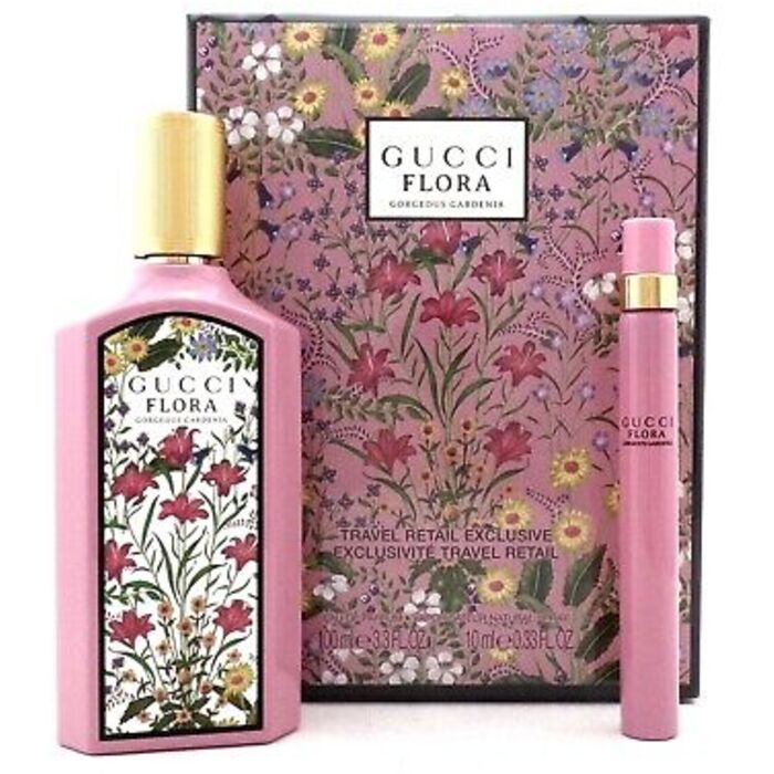Gucci Flora Gorgeous Gardenia Dárková sada dámská parfémovaná voda 100 ml a miniaturka dámská parfémovaná voda 10 ml
