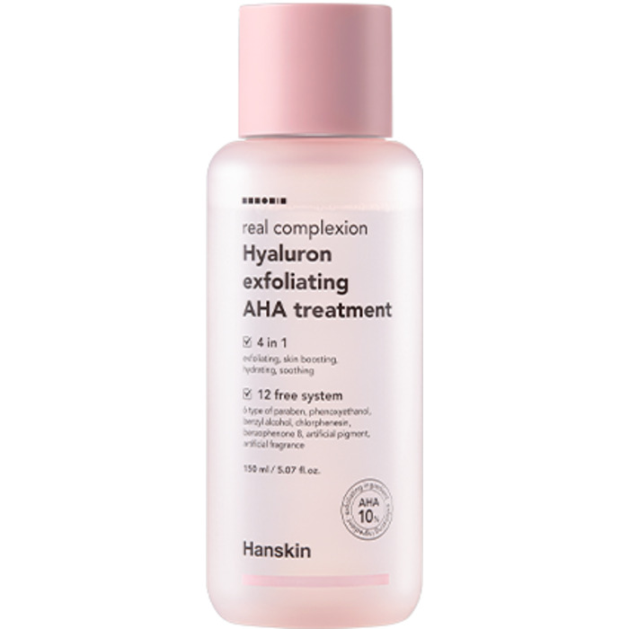 Real Complexion Hyaluron Exfoliating AHA Treatment - Exfoliační voda