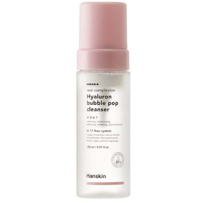 Real Complexion Hyaluron Bubble Pop Cleanser - Čistící pěna na obličej