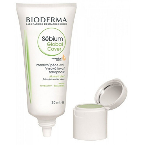 Bioderma Sébium Global Cover Intensive purifying care Hight Coverage - Krycí krém a korektor na akné 30 ml