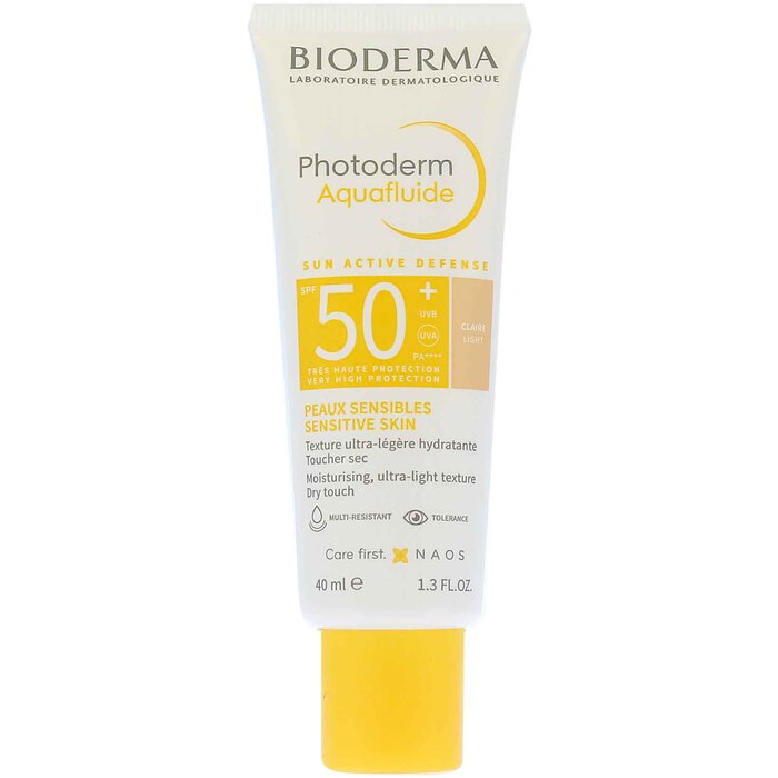 Bioderma Photoderm Aquafluid SPF 50+ - Ochranný tónovaný fluid na obličej 40 ml - Light