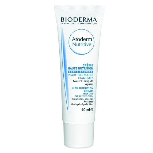 Bioderma Atoderm Nutritive High Nutrition Cream - Výživný zklidňující krém na suchou pokožku tváře 40 ml