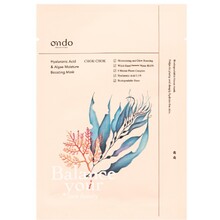 CHOK-CHOK Hyaluronic Acid & Algae Moisture Boosting Mask - Hydratační pleťová maska v plátýnku