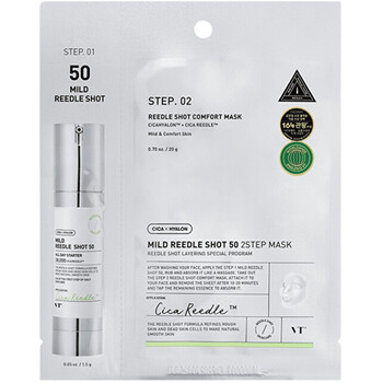 Cica Mild Reedle Shot 50 Sheet 2step Mask - Pleťová maska