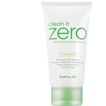 Clean It Zero Pore Clarifying Foam Cleanser - Krémová čistiaca pena na hydratáciu pleti a minimalizáciu pórov
