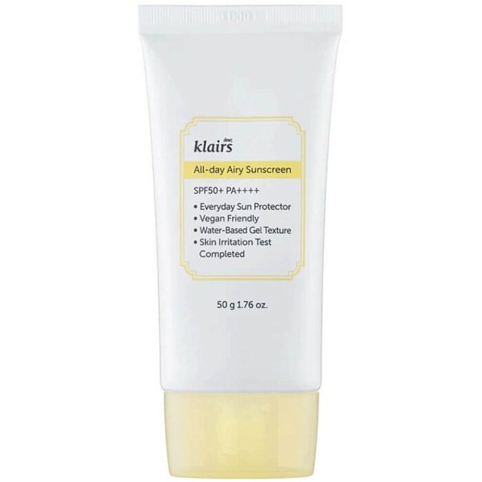 All-day Airy Sunscreen SPF 50+ PA++++ - Lehký ochranný gel-krém