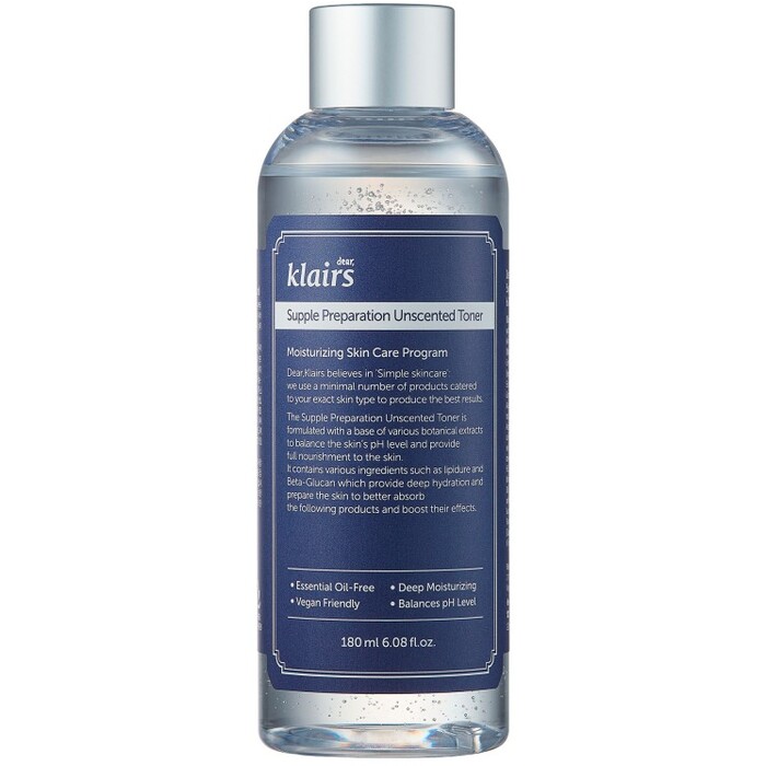 Supple Preparation Unscented Toner - Hydratační tonikum vyrovnávající pH pleti bez parfemace