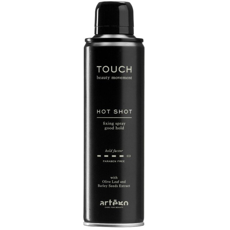 Touch Hot Shot Fixing Spray - Lak na vlasy pro střední fixaci