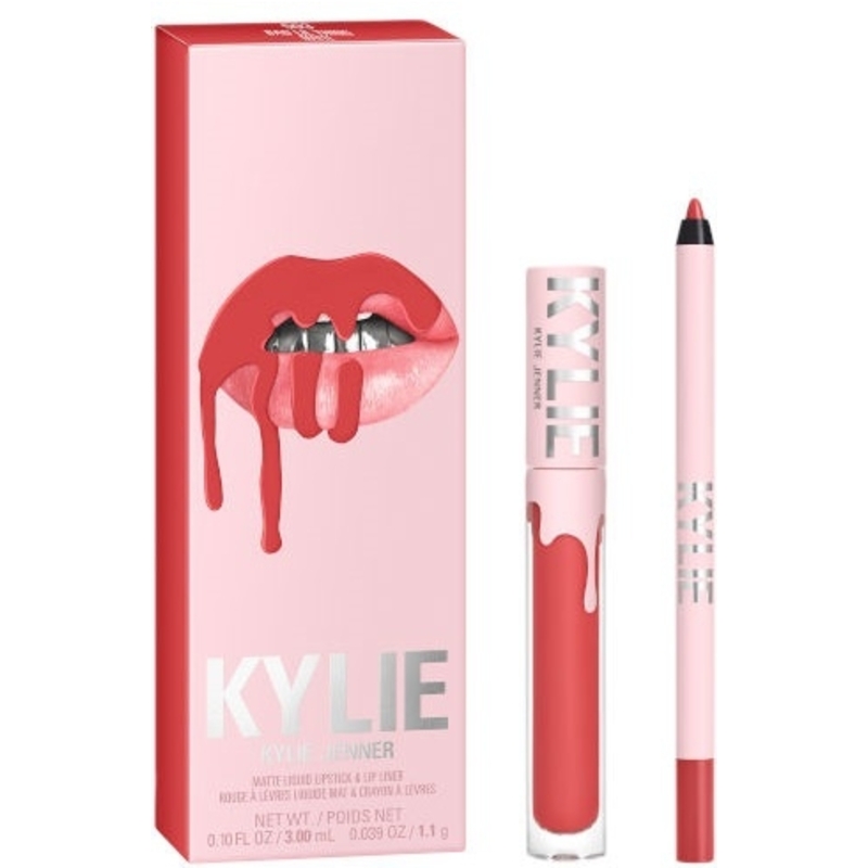 Matte Liquid Lipstick + Lip Liner Set - Sada dekorativní kosmetiky
