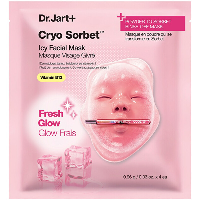 Cryo Sorbet Icy Facial Mask ( 4 ks ) - Pudrová maska