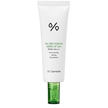 Tea Tree Purifine Green Up Sun SPF 50 - Tónovaný pleťový krém na opalování