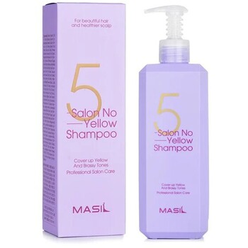 5 Salon No Yellow Shampoo - Fialový šampon neutralizující žluté tóny 