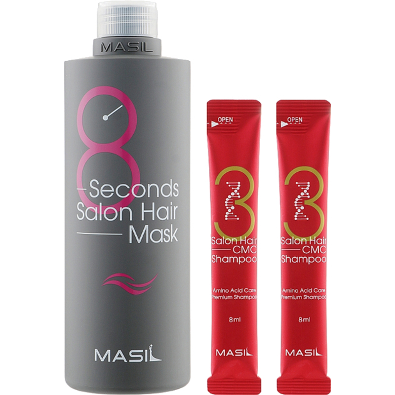 8 Seconds Salon Hair Mask Set - Dárková sada vlasové péče 