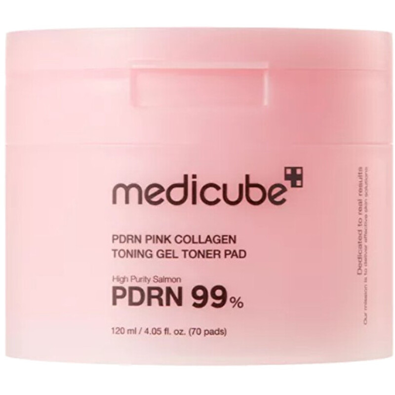 PDRN Pink Collagen Toning Gel Toner Pad - Gelové tonizační polštářky ( 70 ks )