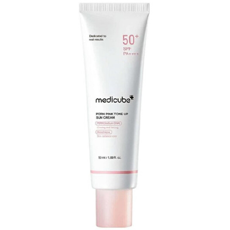 PDRN Pink Tone Up Sun Cream SPF 50+ - Tónovaný pleťový krém
