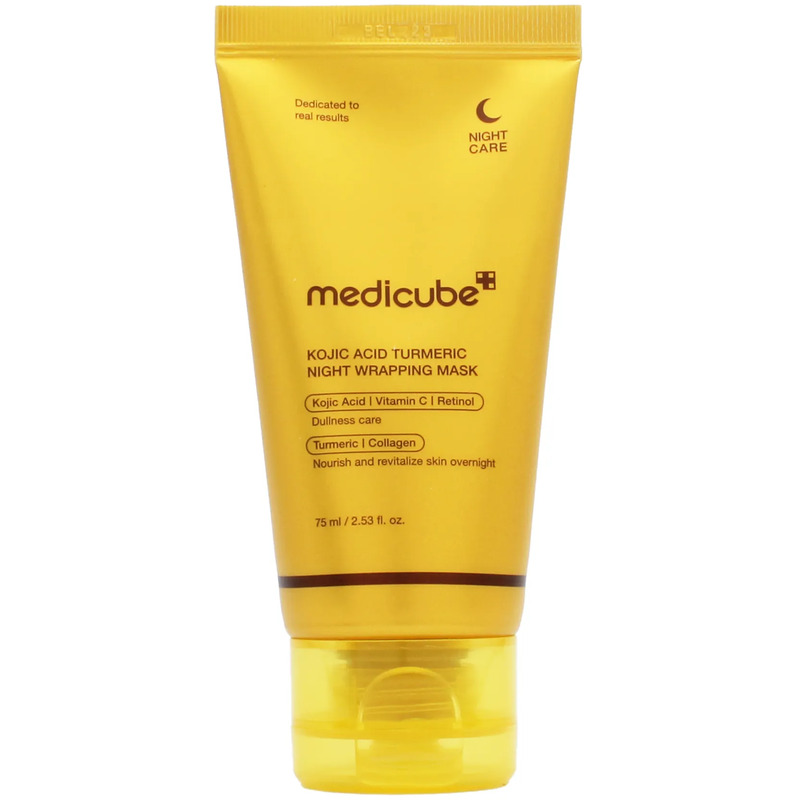 Kojic Acid Turmeric Night Wrapping Mask - Noční rozjasňující zábalová maska s kyselinou kojovou a kurkumou