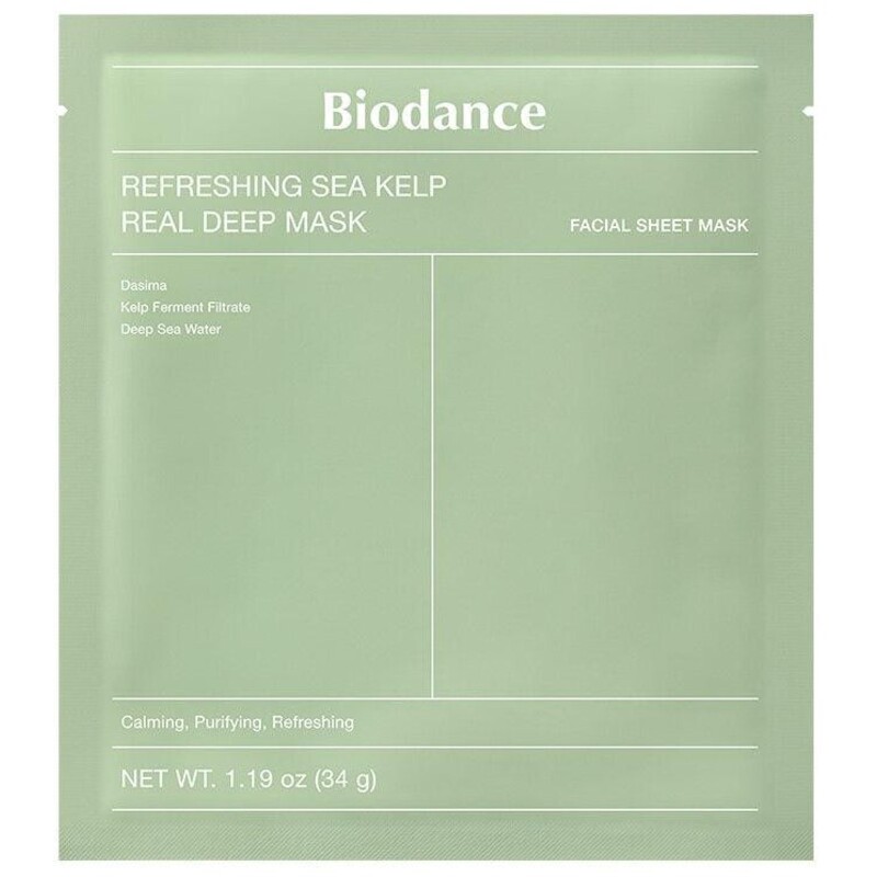 Refreshing Sea Kelp Real Deep Mask - Zklidňující pleťová maska