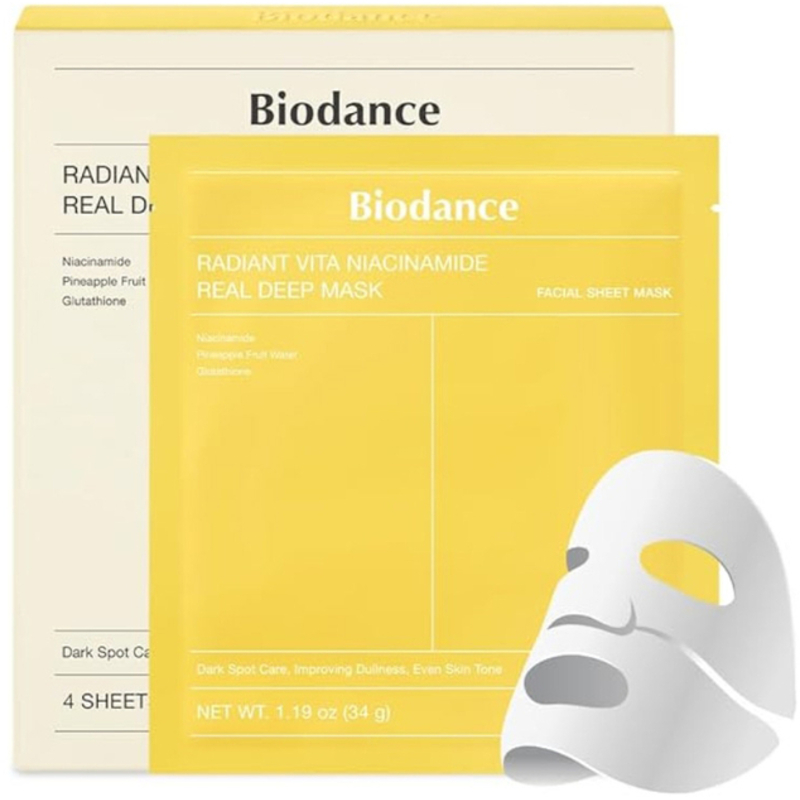 Radiant Vita Niacinamide Real Deep Mask - Pleťová maska ( 4 ks )