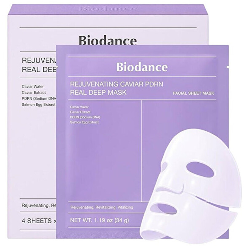 Rejuvenating Caviar PDRN Real Deep Mask - Sada pleťových masek