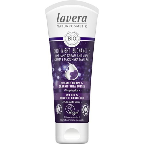 Lavera Hand Cream and Mask ( 2 in 1 ) - Noční krém a maska na ruce 2 v 1 75 ml