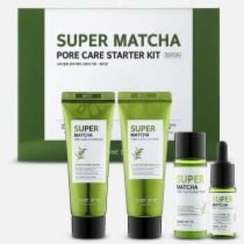 Super Matcha Pore Care Starter Kit - Darčeková sada na stiahnutie pórov a matný vzhľad pleti
