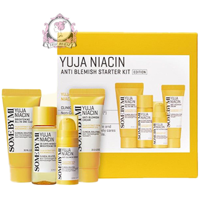 Yuja Niacin Anti Blemish Starter Kit - Cestovná sada na zjednotenie farebného tónu pleti
