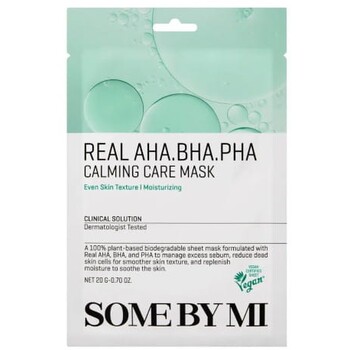 Real AHA.BHA.PHA Calming Care Mask - Upokojujúca plátienková maska pre problematickú pleť

