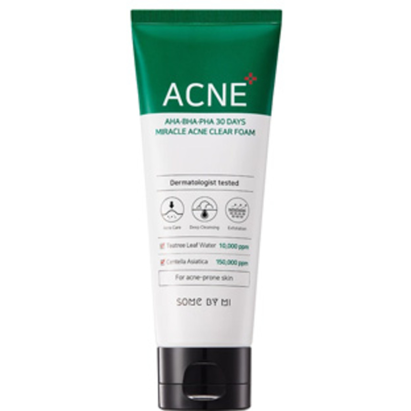 AHA.BHA.PHA 30 Days Miracle Acne Clear Foam - Hĺbkovo čistiaca pena pre problematickú pleť, akné
