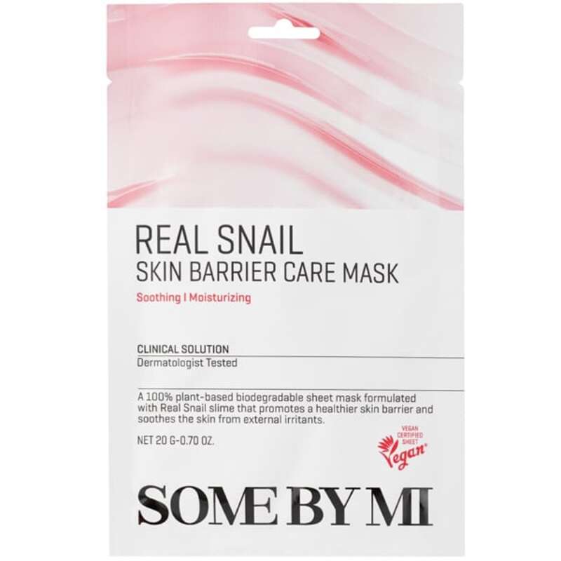 Real Snail Skin Barrier Care Mask - Posilující plátýnková maska pro regeneraci a obnovu pleti