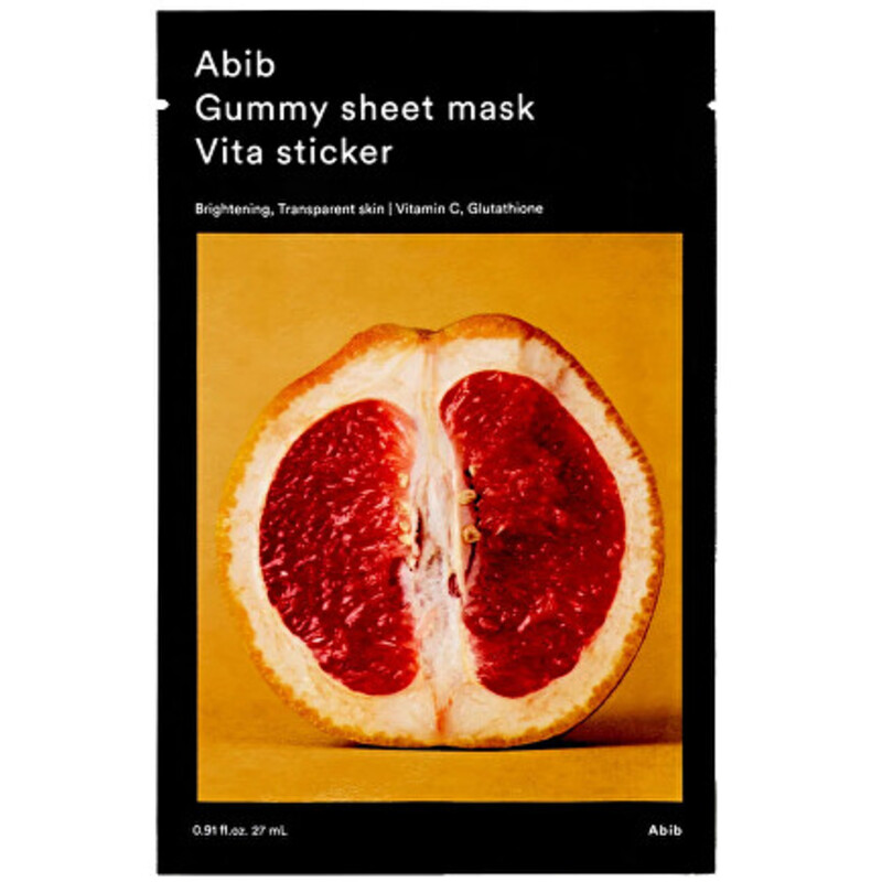 Vita Sticker Gummy Sheet Mask - Rozjasňujúca plátienková maska

