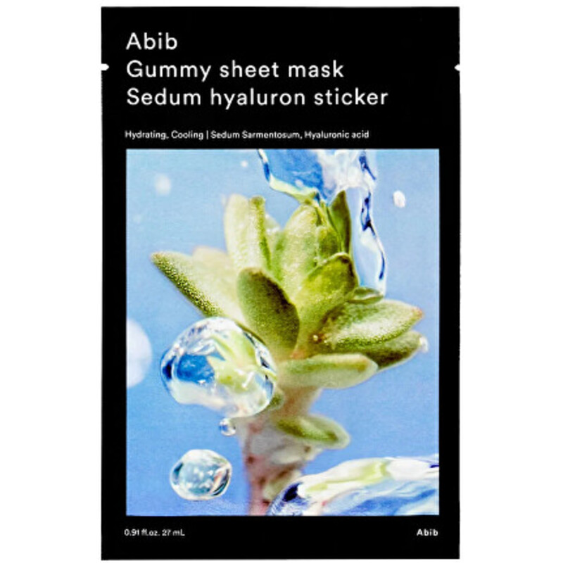Sedum Hyaluron Sticker Gummy Sheet Mask - Hydratačná plátienková maska
