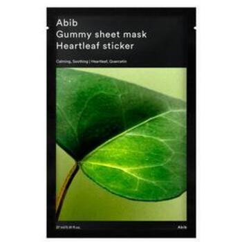 Gummy Sheet Mask Heartleaf Sticker - Hydratačná plátienková maska s extraktom zo srdcovej špargle
