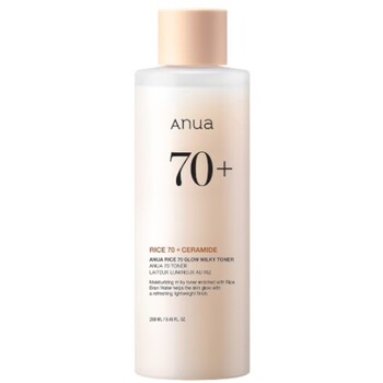 Rice 70 + Ceramide Glow Milky Toner - Rozjasňujúci pleťový toner s ryžovým extraktom
