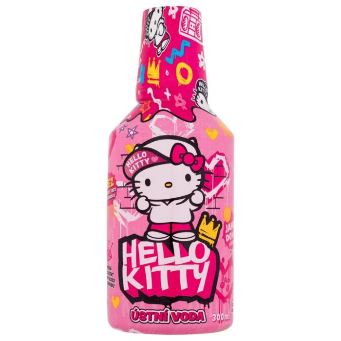 Hello Kitty Mouthwash - Ústna voda s jahodovou príchuťou pre deti
