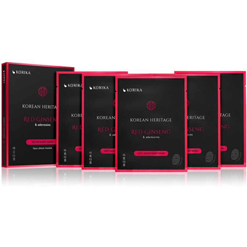 Korean Heritage Mask Set - Sada plátienkových masiek proti starnutiu
