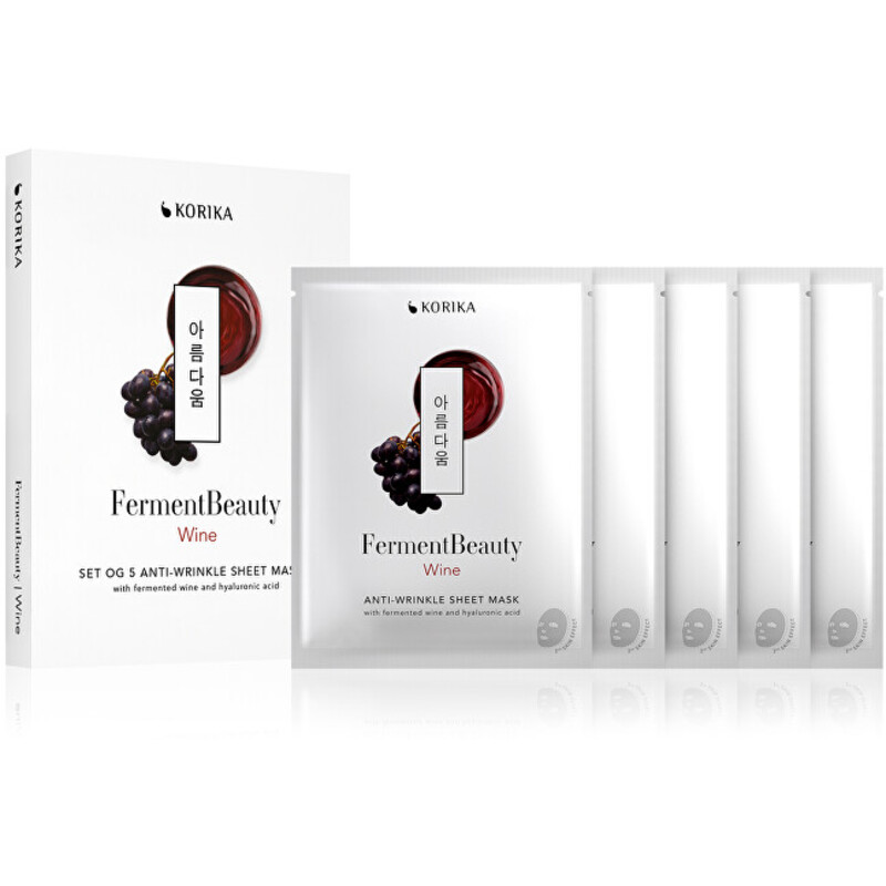 FermentBeauty Wine Mask Set - Sada anti-aging plátienkových masiek
