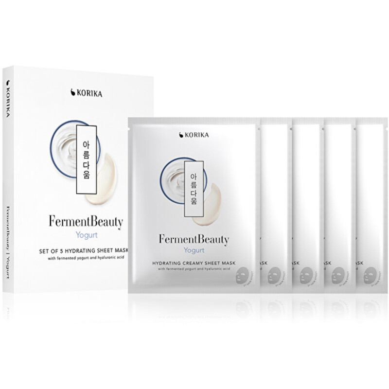 FermentBeauty Yogurt Mask Set - Sada hydratačných plátienkových masiek
