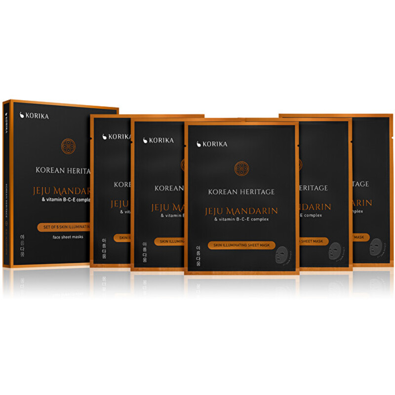Korean Heritage Mask Set - Sada rozjasňujúcich plátienkových masiek
