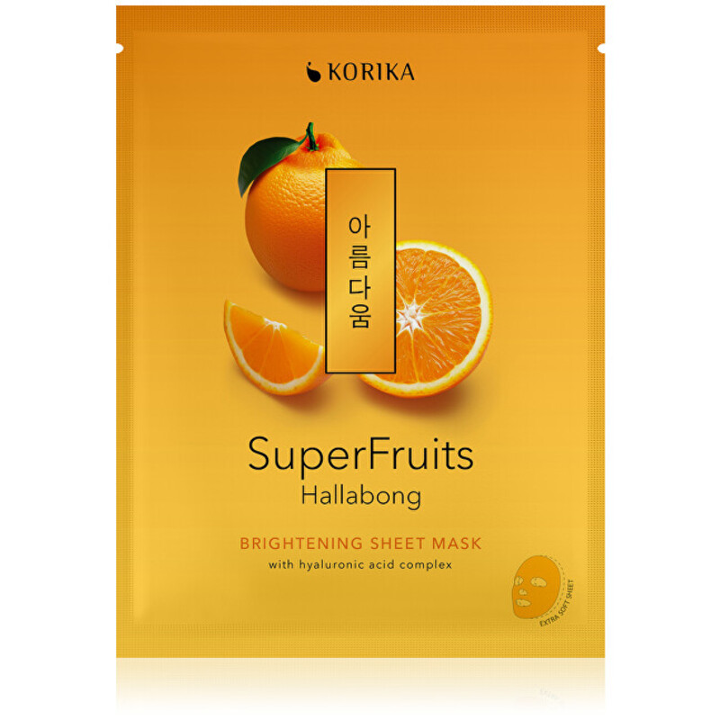 Superfruits Hallabong Brightening Sheet Mask - Rozjasňujúca plátienková maska
