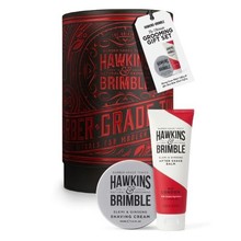 Hawkins & Brimble Set V - Dárková sada krém na holení + balzám po holení