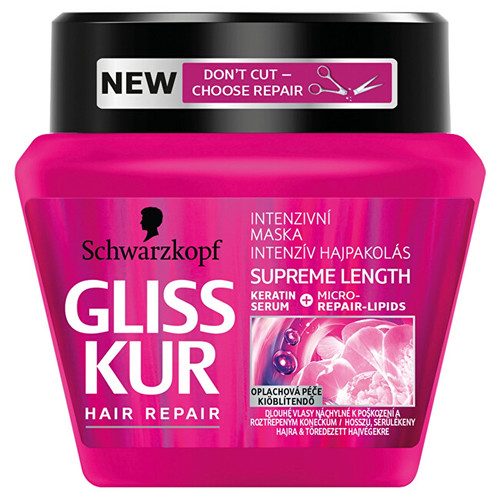 Schwarzkopf Professional Gliss Kur Supreme Lenght - Intenzivní maska 300 ml