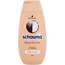 Schauma Repair & Care Shampoo - Šampón s bambuckým maslom a kokosovými výťažky