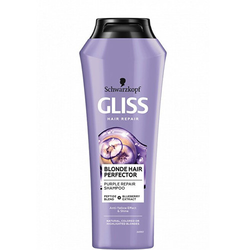Gliss Kur Blonde Hair Perfector Purple Repair Shampoo ( blond vlasy ) - Regenerační šampon